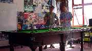 Ahhh... The morning game of pool