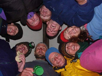 New Years revellers on Ruapehu's summit